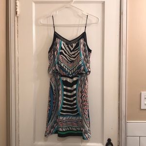 Express Multicolored Mini Dress, Size XS